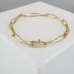 Geel gouden closed forever armband