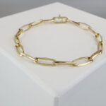 Geel gouden closed forever armband