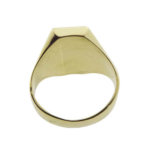 Gouden zegelring met paard gravure