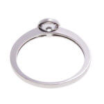 Wit gouden Christian zirkonia ring