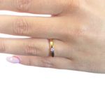 Christian bicolor gouden ring