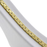 Geel gouden armband bijenkorf model