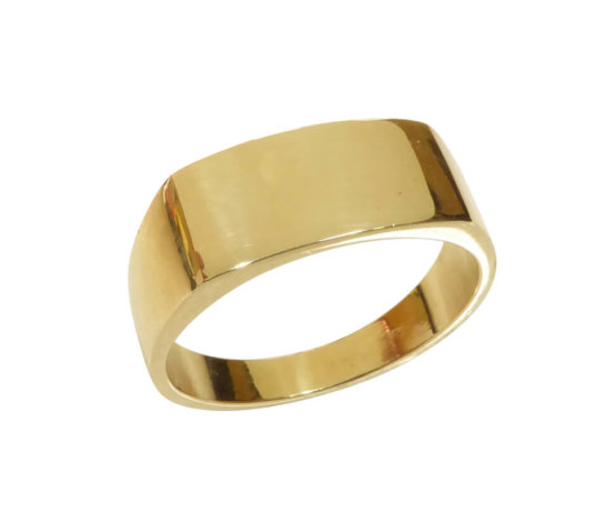 Gouden cachet ring