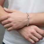 Christian zilveren armband met losse schakels