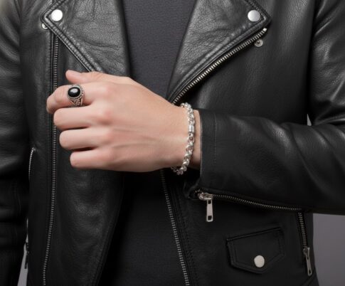 Christian zilveren armband met losse schakels