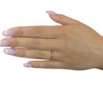 14 KARAAT ROSÉ GOUDEN RING MET ZIRKONIA