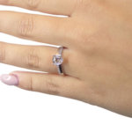 Christian wit gouden fantasie ring met zirconia