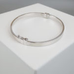 Wit gouden Christian slavenarmband