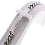 Zilveren armband met kruis