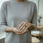 18 karaat gouden ring met tanzaniet en diamanten