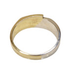 14 karaat bicolor gouden cachet ring