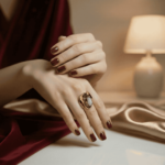 Zilveren ring met maansteen