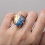 Zilveren ring met agaat