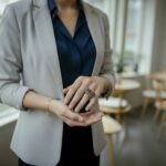 Zilveren ring met granaat