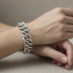 Zilveren armband met cirkel armband