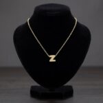 Gouden ketting met Z hanger