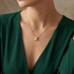 Gouden ketting met Z hanger