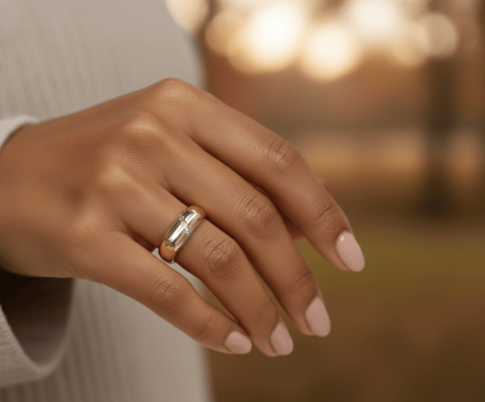 Christian gouden diamanten cachet ring