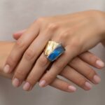 Zilveren ring met agaat