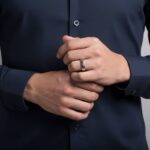 Gouden cachet ring met lapis lazuli