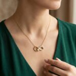 Gouden ketting en infinity zirkonia hanger