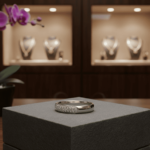 Wit gouden Christian diamanten ring