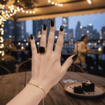 Gouden zegelring met onyx