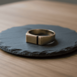 14 karaat geel gouden onyx zegelring