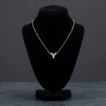 Gouden ketting met Y hanger