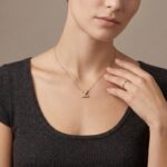 Gouden ketting met Z zirkonia hanger