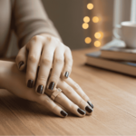 Tricolor gouden cachet ring met diamant