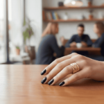 Geel gouden gevlochten draad ring