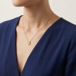 Gouden ketting met G hanger