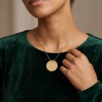 Gouden hanger met ketting