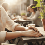 Gouden cachet ring met lapis lazuli