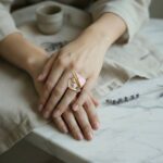 Zilveren rozenkwarts ring