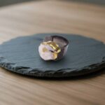 Zilveren parelmoer ring