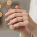 14 karaat geel gouden zirkonia ring