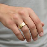 Gouden cachet ring