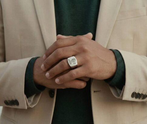 Zilveren Saitama ring