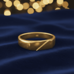 Geel gouden cachet ring