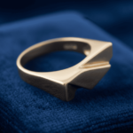 14 karaat heren gouden cachet ring