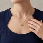 Gouden ketting met S hanger