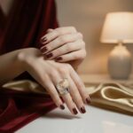 Zilveren ring met grossulaar