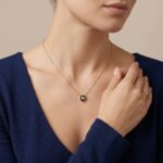 14 karaat geel gouden ketting hart