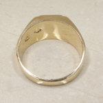 Cachet ring met diamant