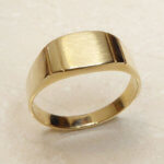 Christian 14 karaat geel gouden cachet ring