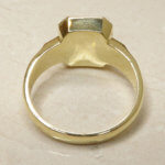 Christian cachet ring met lagensteen