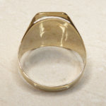 Christian geel gouden onyx ring