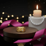 14 karaat gouden cachet ring met diamant